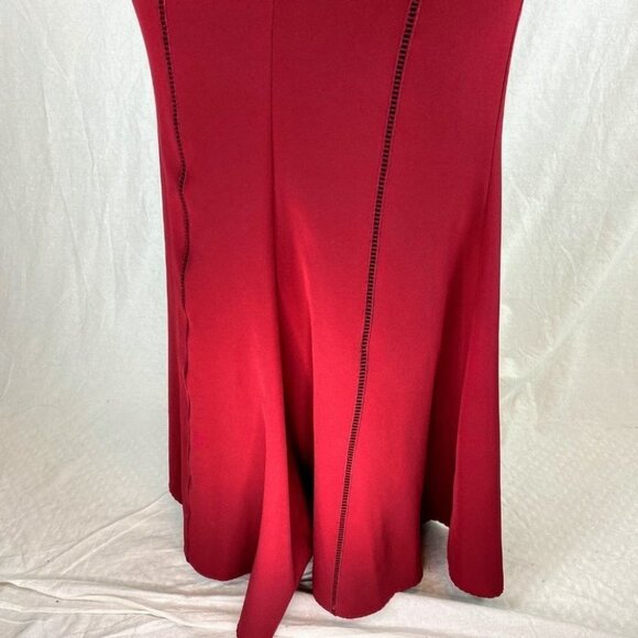 Marchesa Notte Burgundy Red Vine Formal Gown $995 - Picture 10 of 13